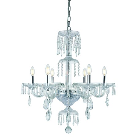 Elegant Lighting Chandelier 7873D27C/RC